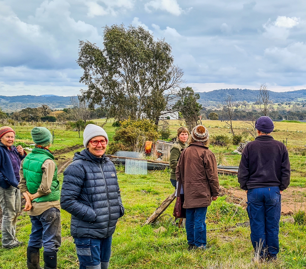 The annual farm tour with our organic certifier