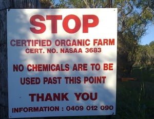 our organic audit checked for property signs like this