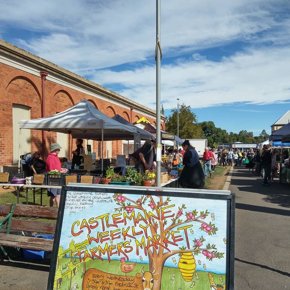 Castlemaine Farmers Market Weekly operating safely during the COVID-19 pandemic (photo credit: Linnet Good)
