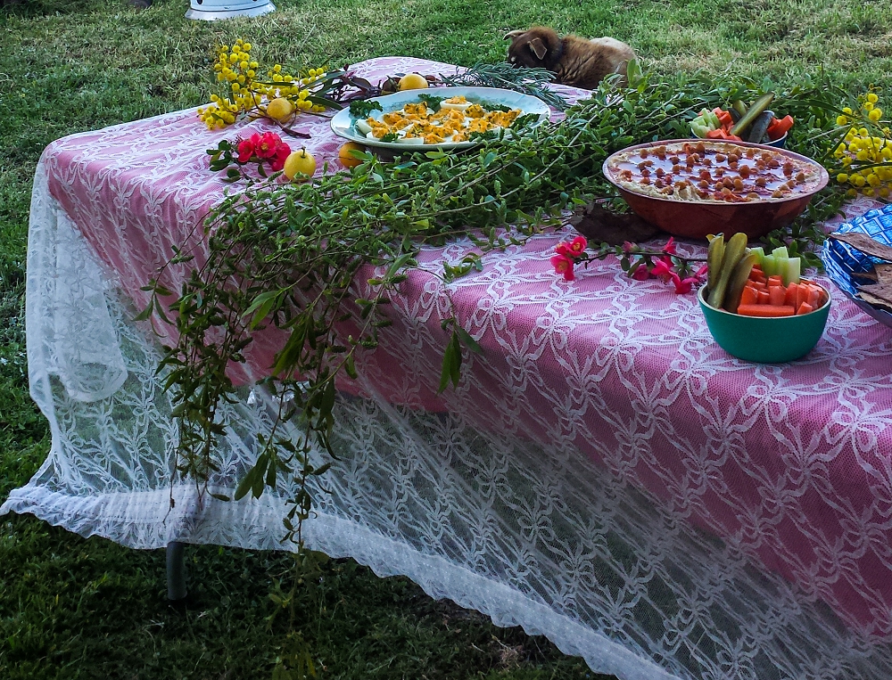 Our spring feasting table